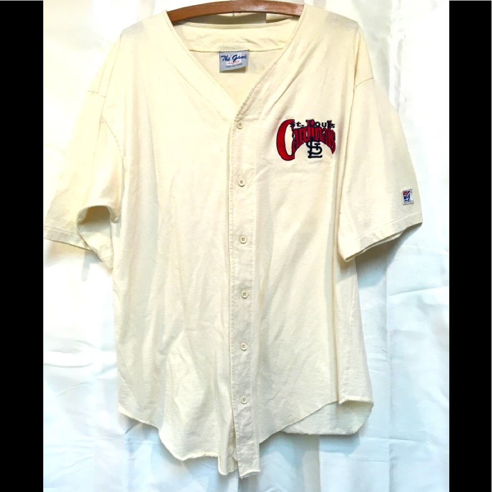 RARE Vtg St. Louis Cardinals Shirt The Game XL 46”​